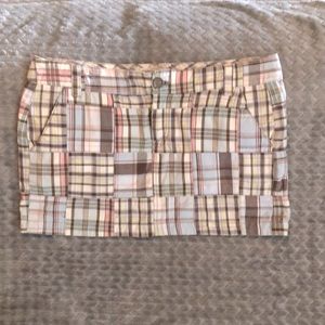 Plaid Mini Skirt